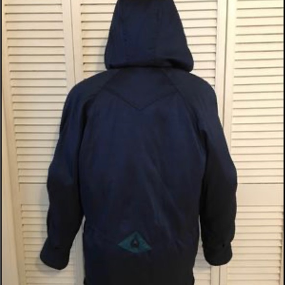 Women’s Size Small Parka / Coat VINTAGE Iridescent - Picture 6 of 6